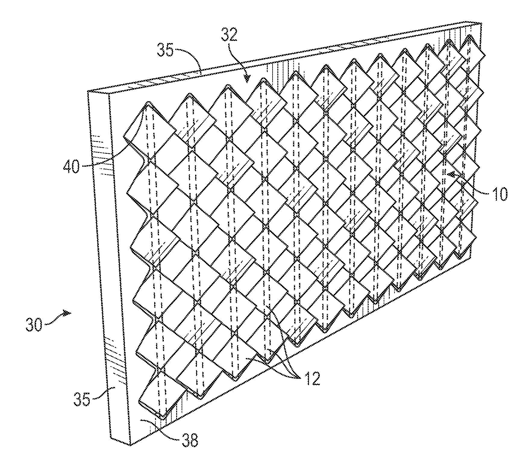 Dynamically adjustable acoustic panel device, system and method