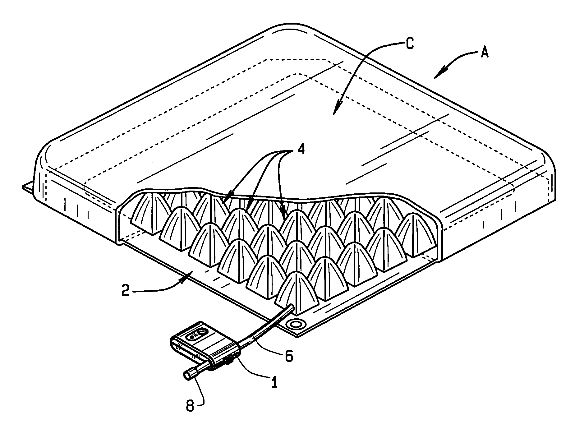 Valve mounted bottom out sensor