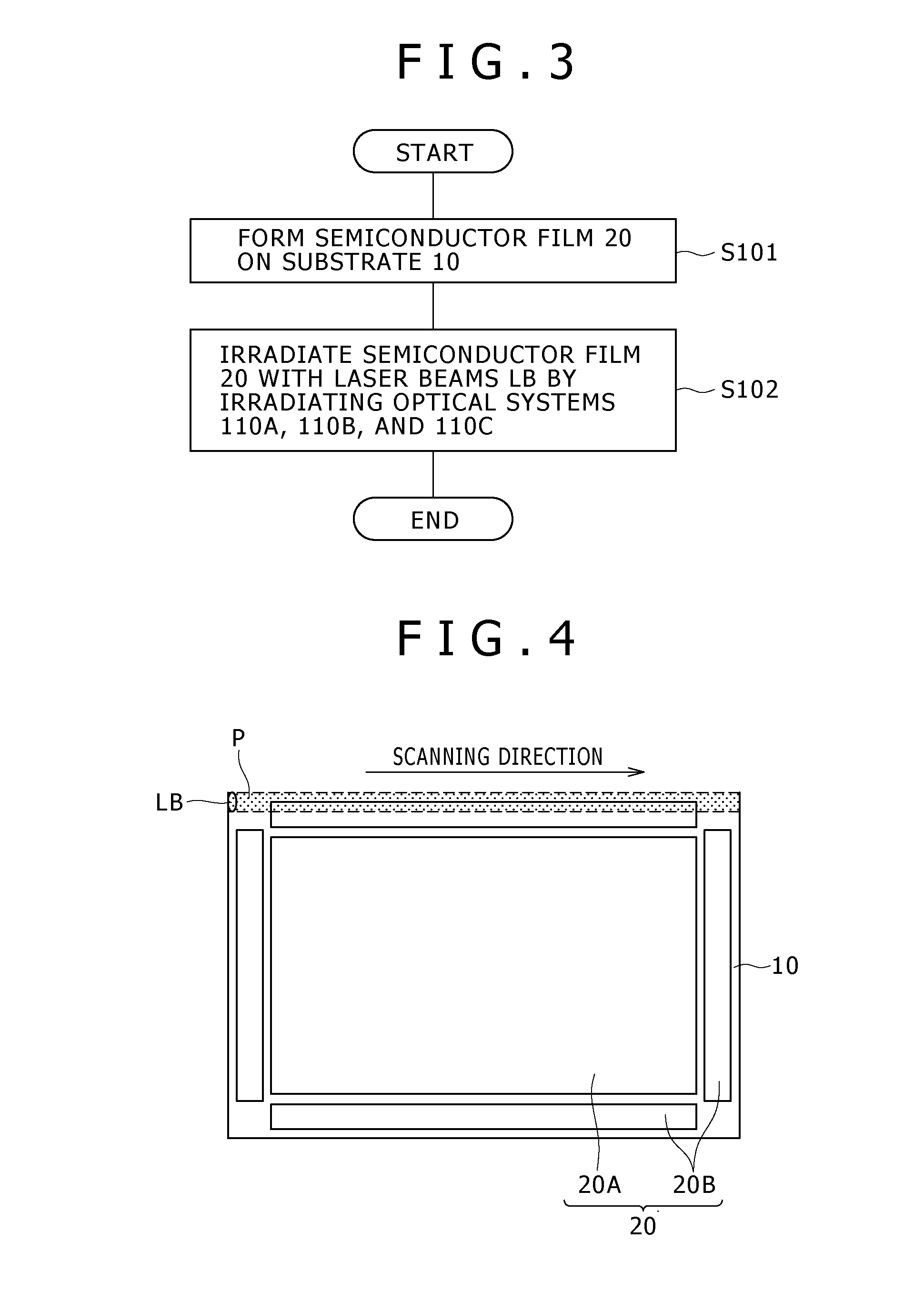 Semiconductor device manufacturing method and display device