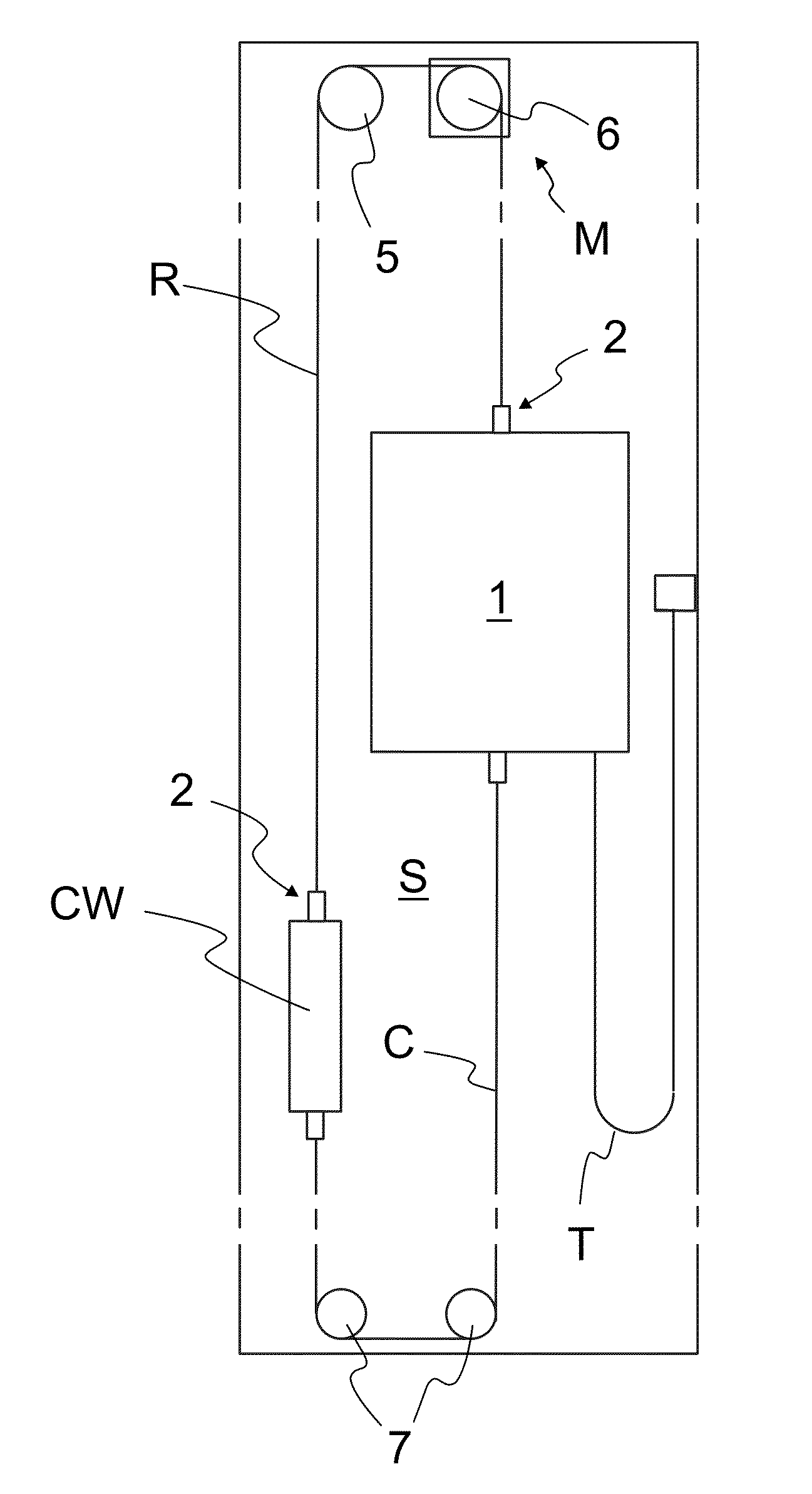 Rope terminal assembly and an elevator