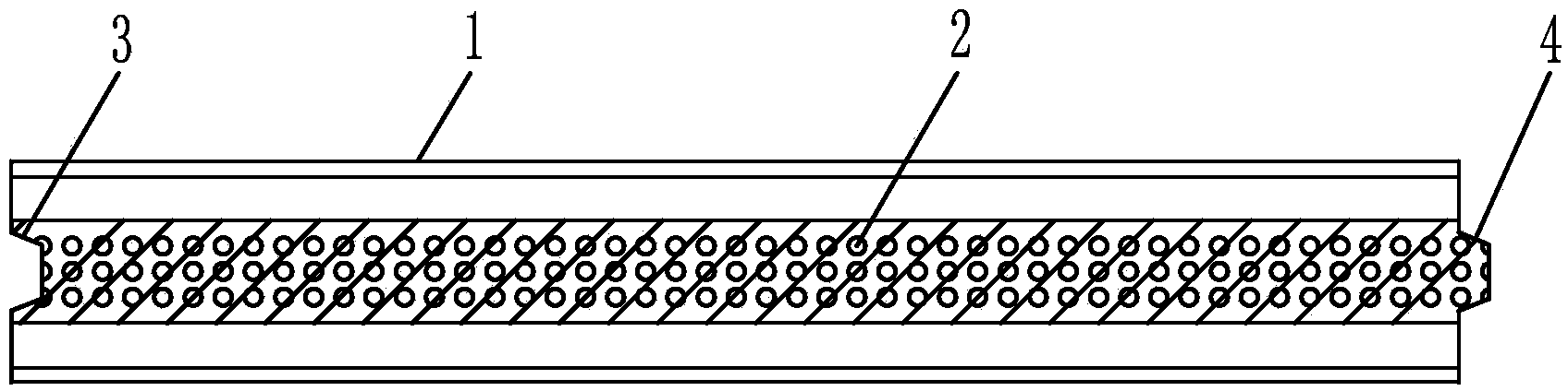 Single-connection light energy-saving wallboard