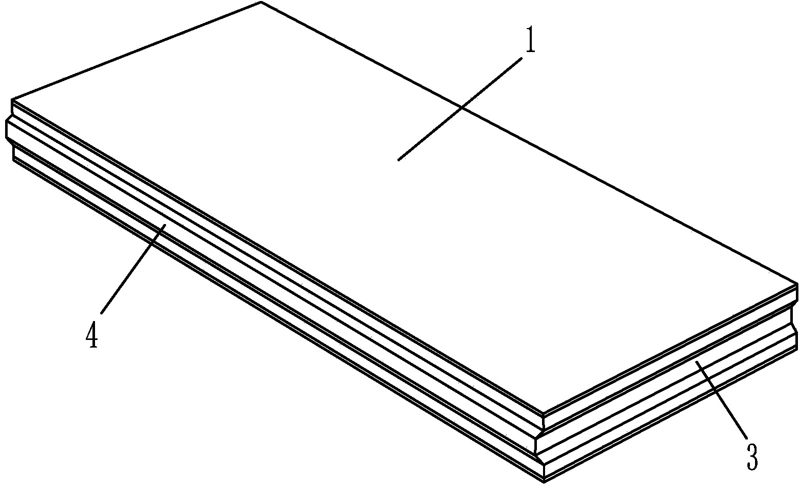 Single-connection light energy-saving wallboard