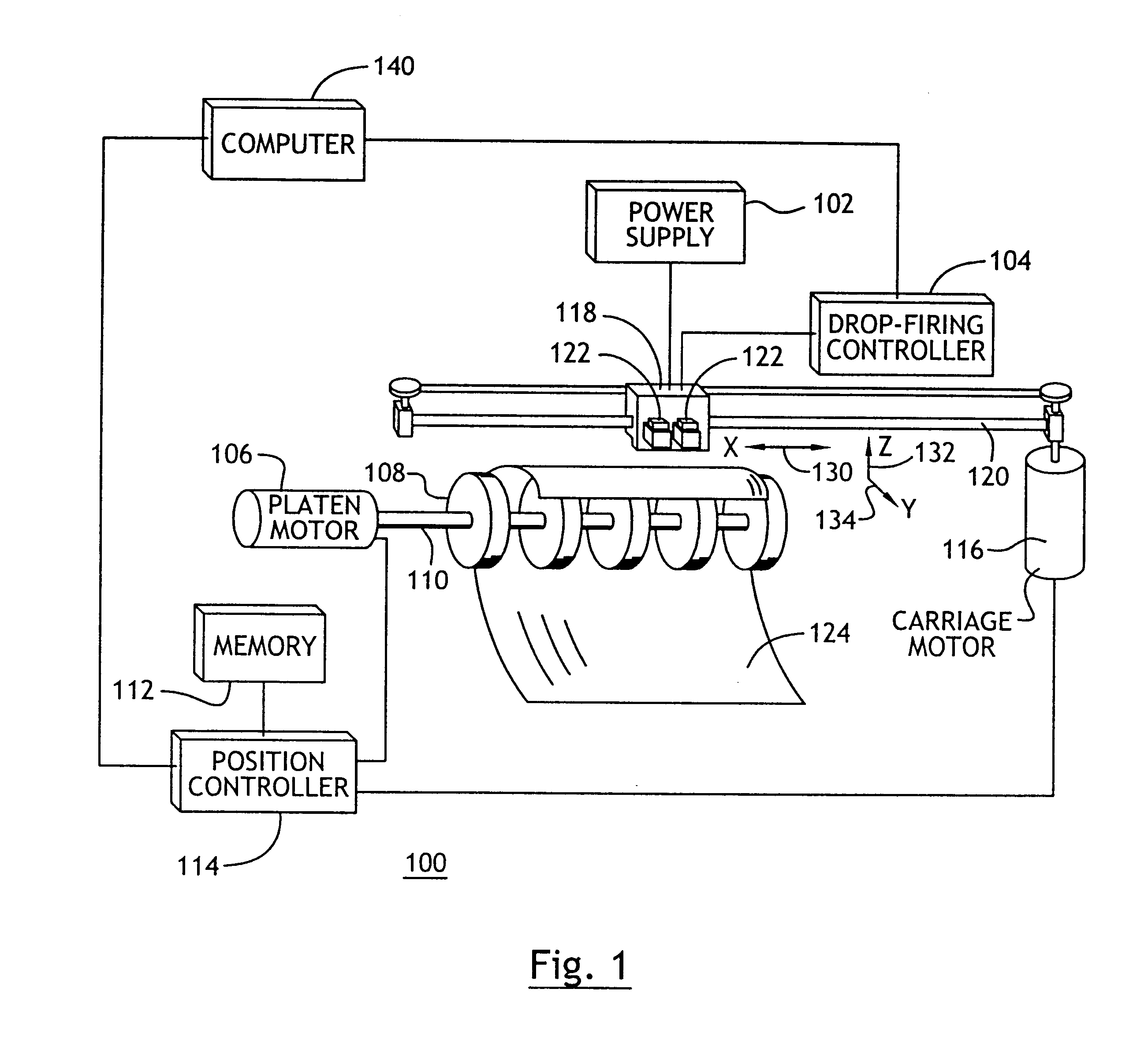 Segmented heater resistor for producing a variable ink drop volume in an inkjet drop generator