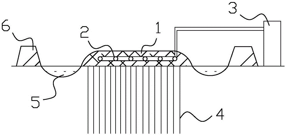 A construction method for vacuum preloading foundation treatment