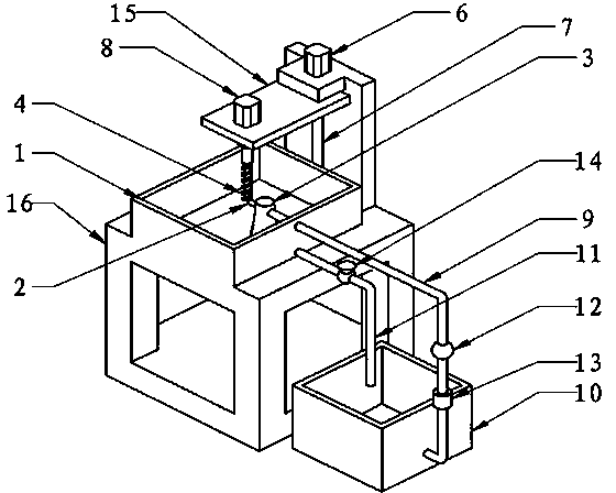 Device for preparing spiral cemented carbide micro milling cutter