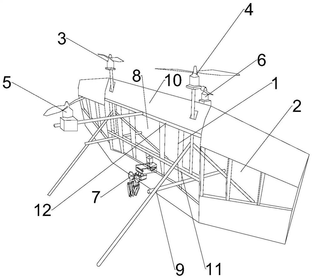 A vertical take-off and landing fixed-wing cargo drone