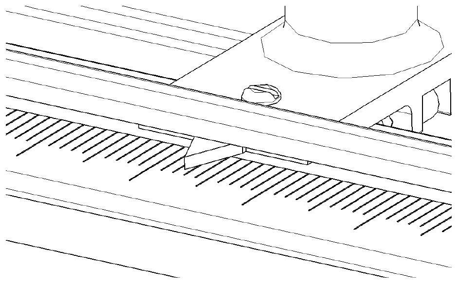 Precise measurement test bed for special-shaped control lever of airplane and use method