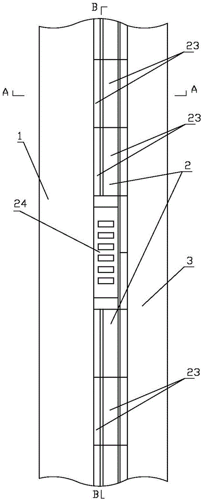 Road edge stone and road structure facilitating pavement sewage discharge