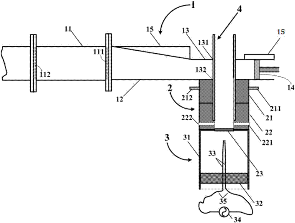 Double-cavity excitation enhanced microwave plasma torch generation device