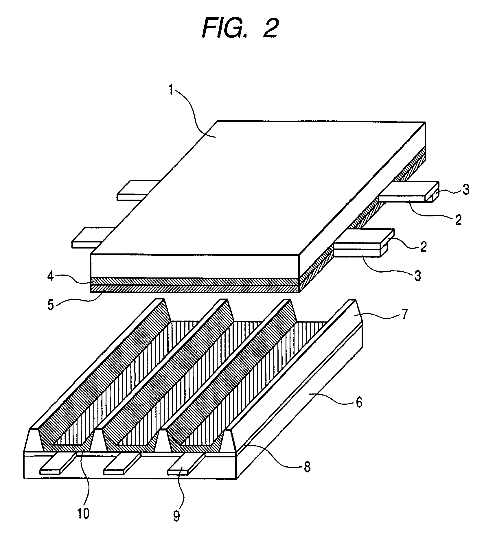 Plasma display panel having laminated members and visible light reflection layer