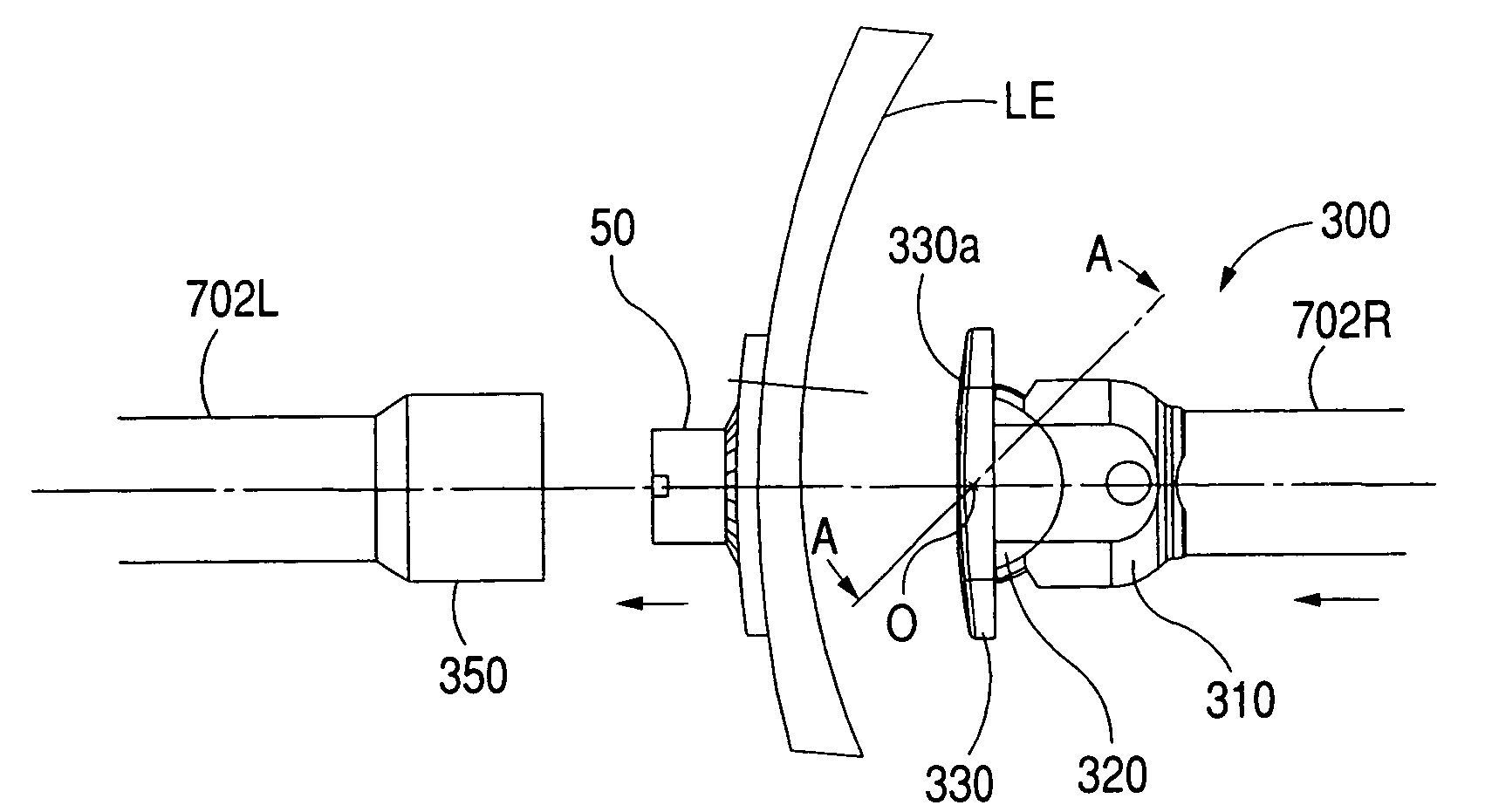 Lean presser for holding eyeglass lens and eyeglass lens processing apparatus having the same