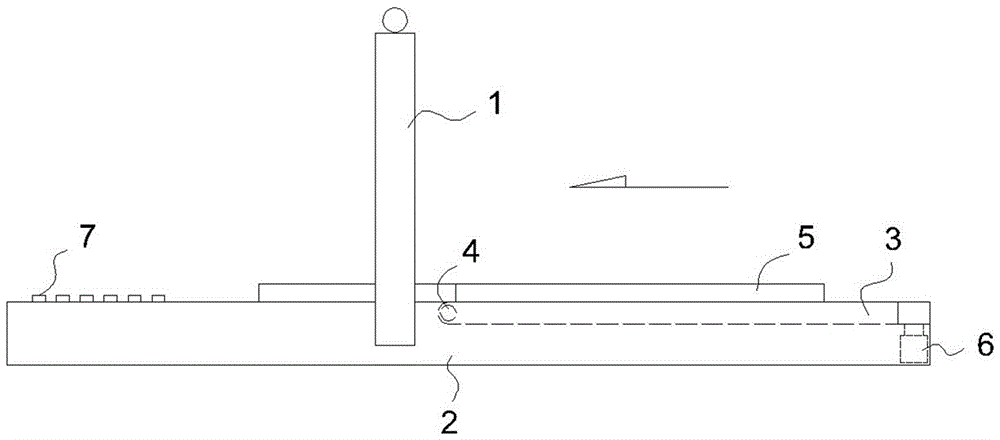 Vehicle automatic dragging scanning system supportive of fixed transmission radiation imaging