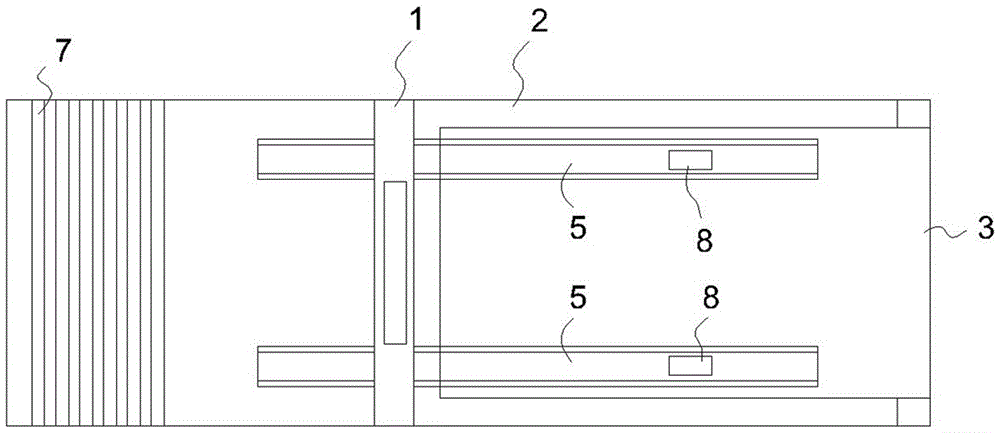 Vehicle automatic dragging scanning system supportive of fixed transmission radiation imaging