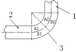 Hot work bending technology for spatial hyperbolic circular tube