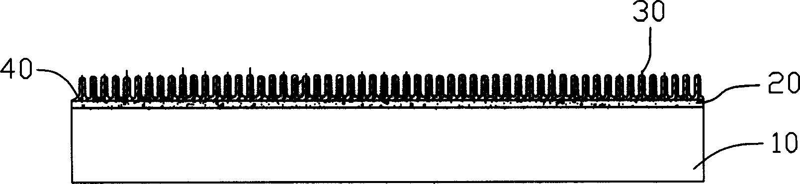 Carbon nano tube field emission device and preparation method thereof