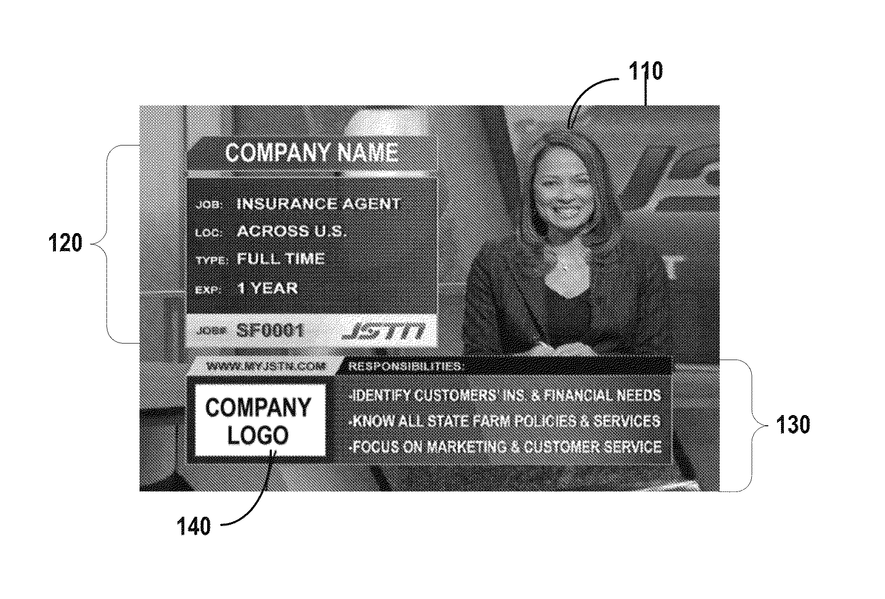 System and method for providing visual job information and job seeker's information