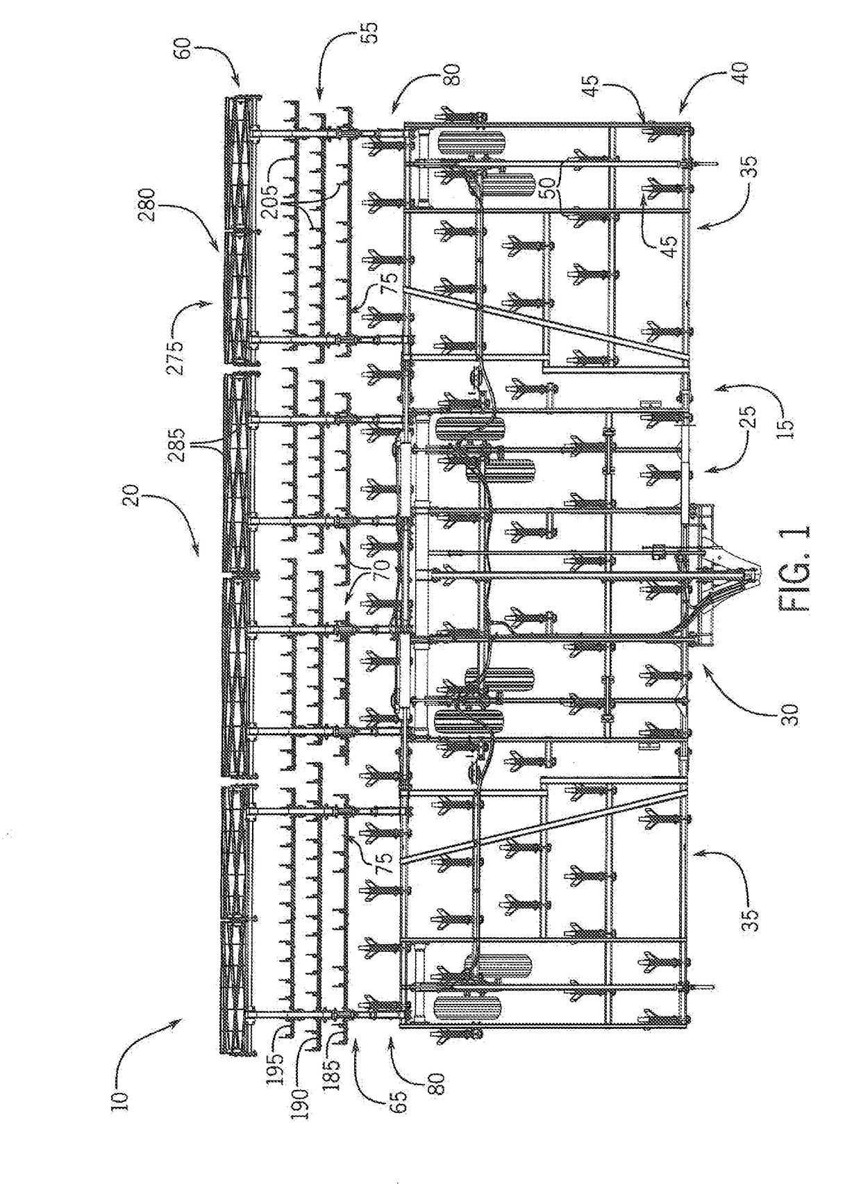 System For Equalizing Pressure On Smoothing Tools Of A Harrow