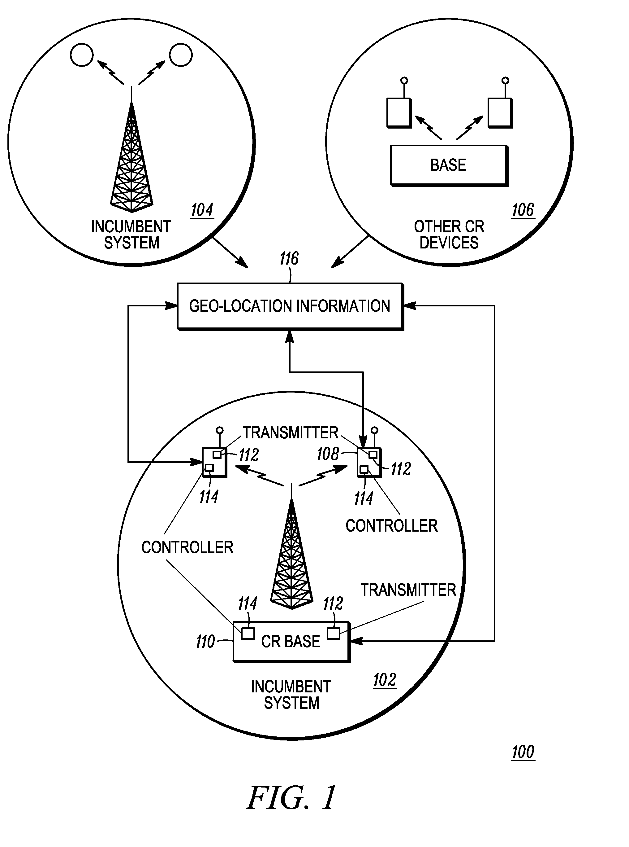 Method for database driven channel quality estimation in a cognitive radio network