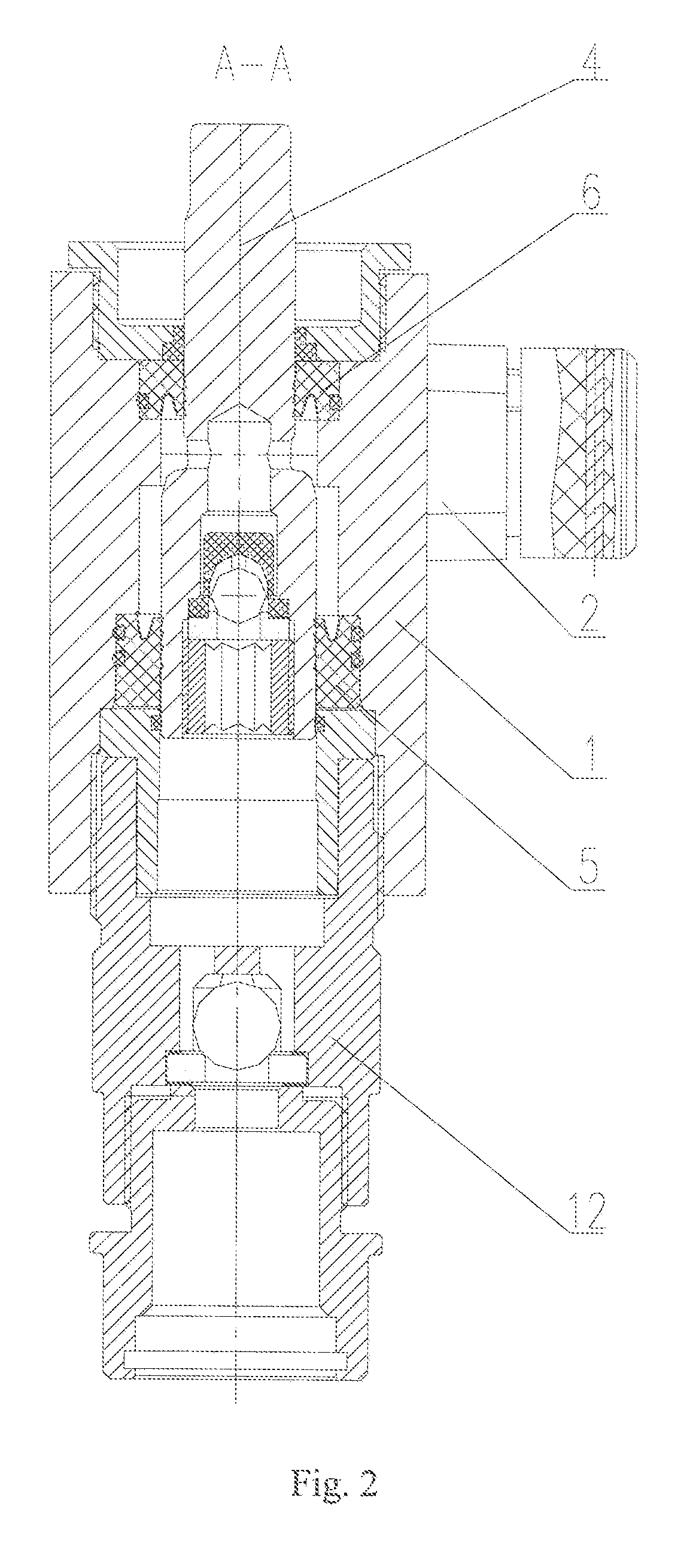 Sealing structure of reciprocating plunger pump