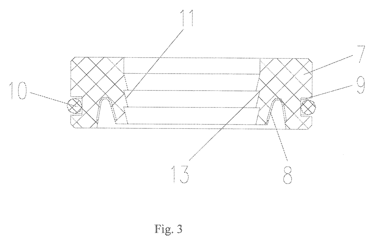 Sealing structure of reciprocating plunger pump