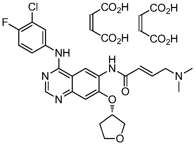 The preparation method of afatinib dimaleate