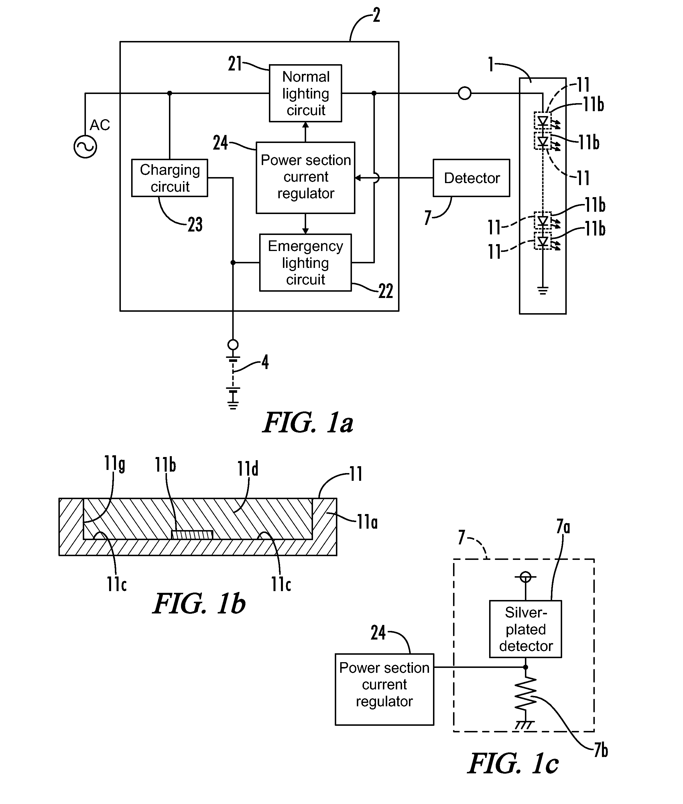 LED luminaire with automatic luminance compensation