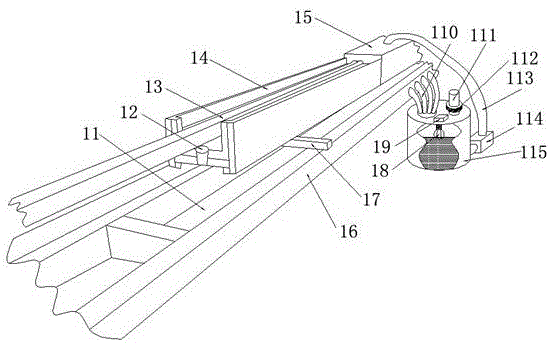 PVC guardrail automatic production equipment