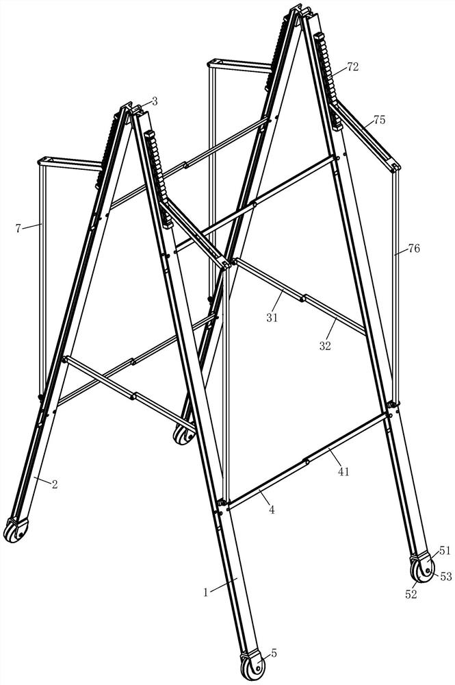 A portable and rapid construction of the mobile fence