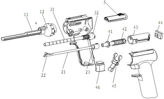 Disposable cervical needle biopsy forceps with light source and using method of disposable cervical needle biopsy forceps