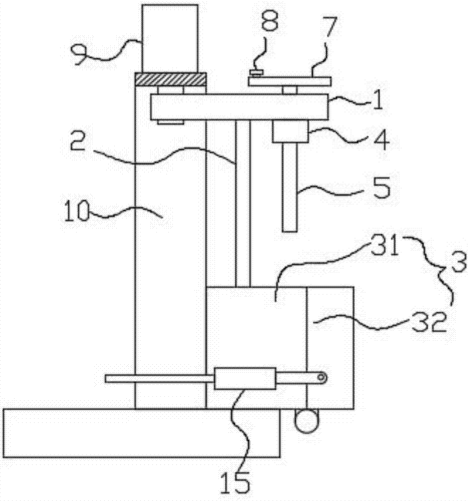 Device for fast and automatically separating peach flesh and peach pit and used for dried peach processing