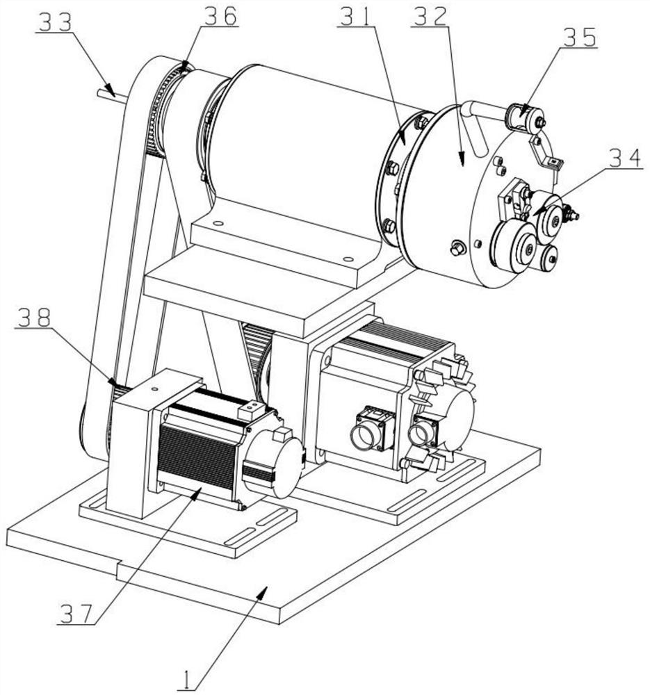 Numerical control optical fiber spiral armoring machine