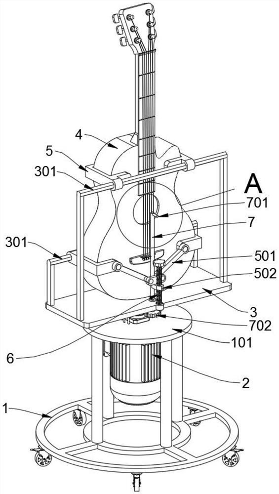 Multifunctional rotary display device for mechanical structure