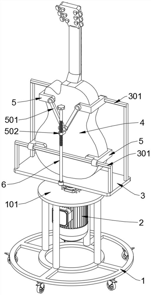 Multifunctional rotary display device for mechanical structure