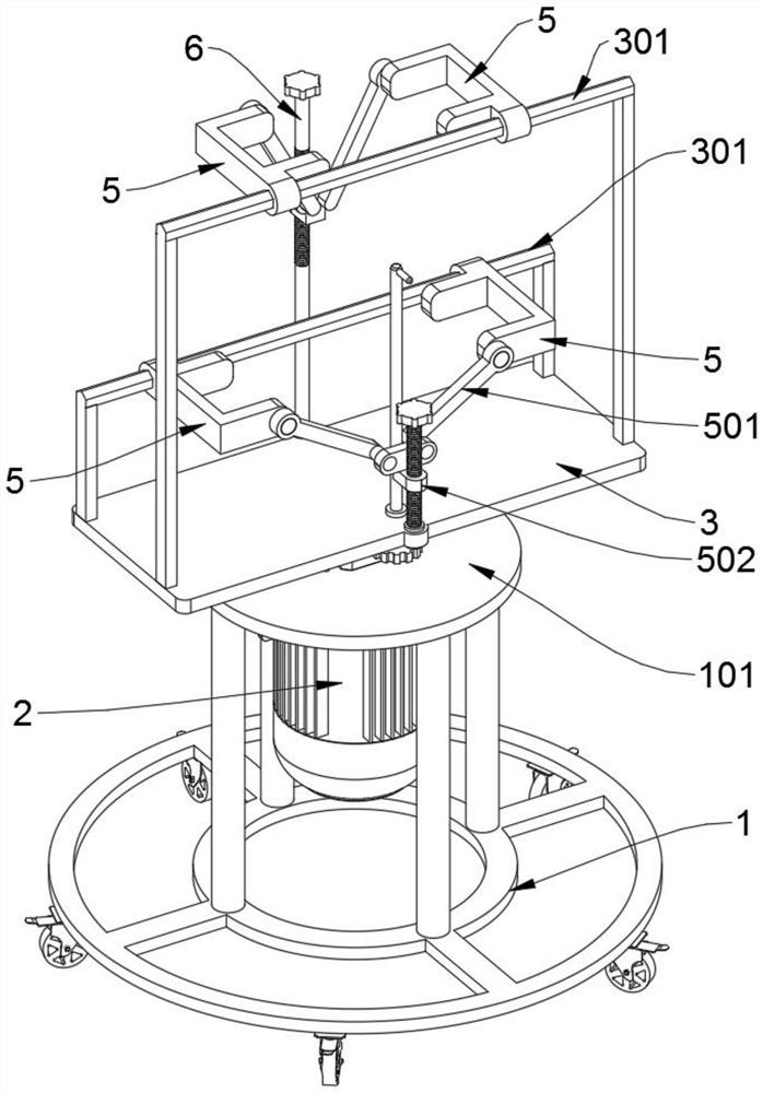 Multifunctional rotary display device for mechanical structure