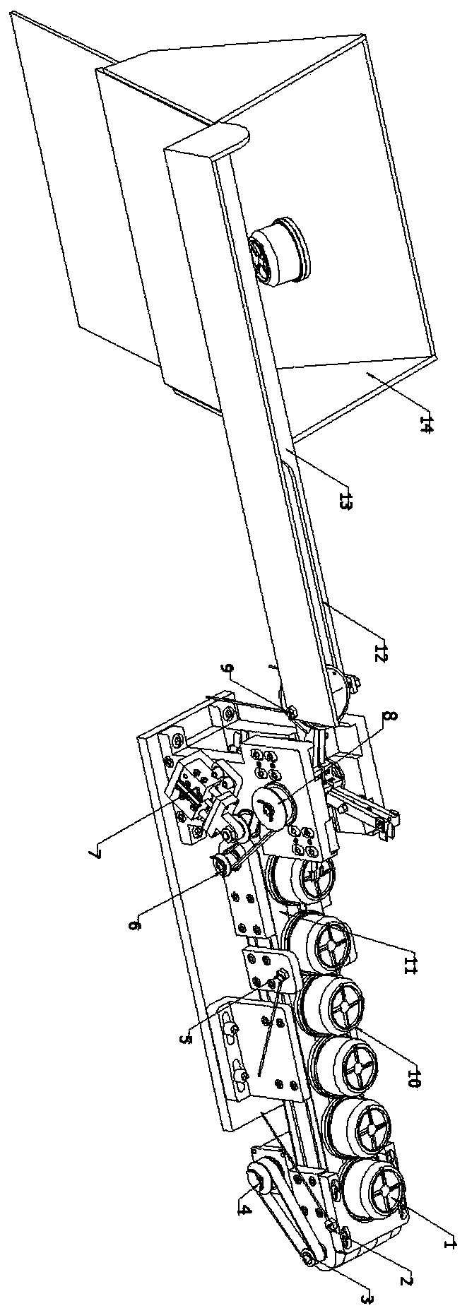 Directional rotating manipulator of water meter gear box