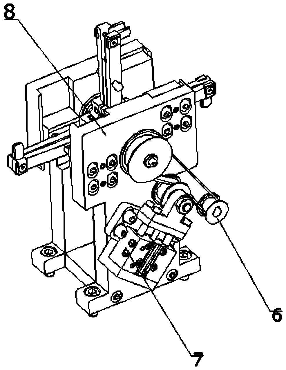 Directional rotating manipulator of water meter gear box
