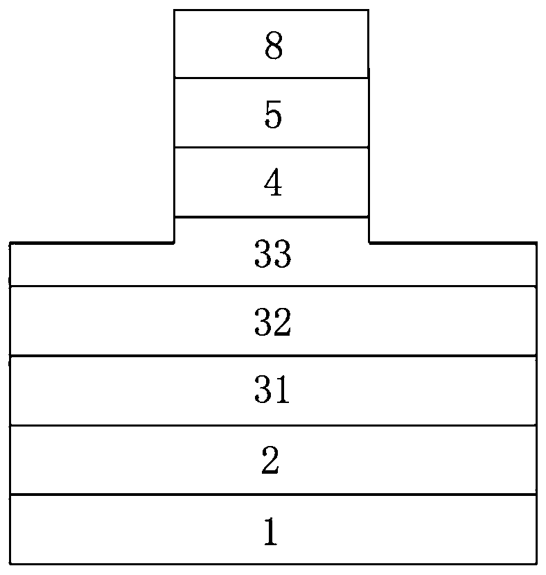 Enhanced heterogeneous metal gate AlGaN/GaN MOS-HEMT device and preparation method thereof