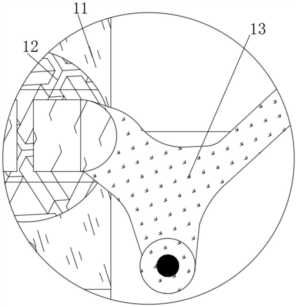 Grinding, polishing and fixing device for wheel hub mold