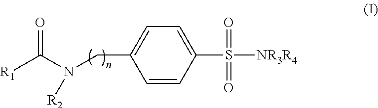 Sulfanylamide derivatives, uses thereof and compositions comprising them