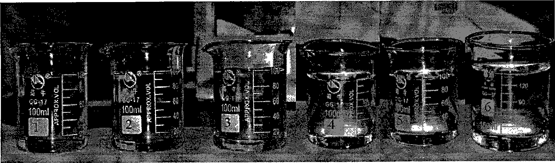 Nano-crystalline Fe*O* particles with high absorption capacity and preparation method thereof