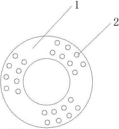 Spinneret provided with specially-shaped holes