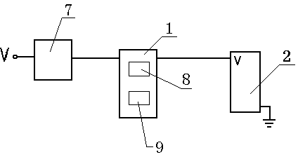 Control device used for achieving intermittent service of single-chip microcomputer