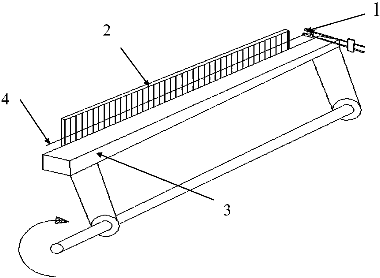 Weft breakage detection device of shuttle loom