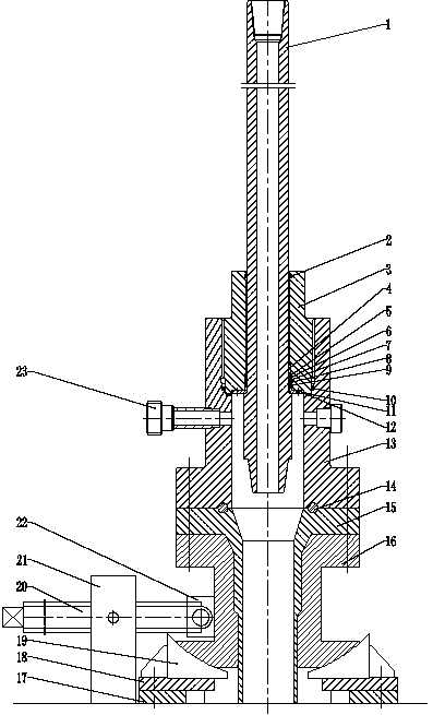 Inclinable experiment well-mouth sealing device