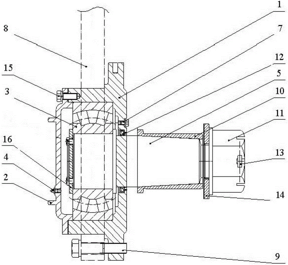 Crank connecting structure of pumping unit