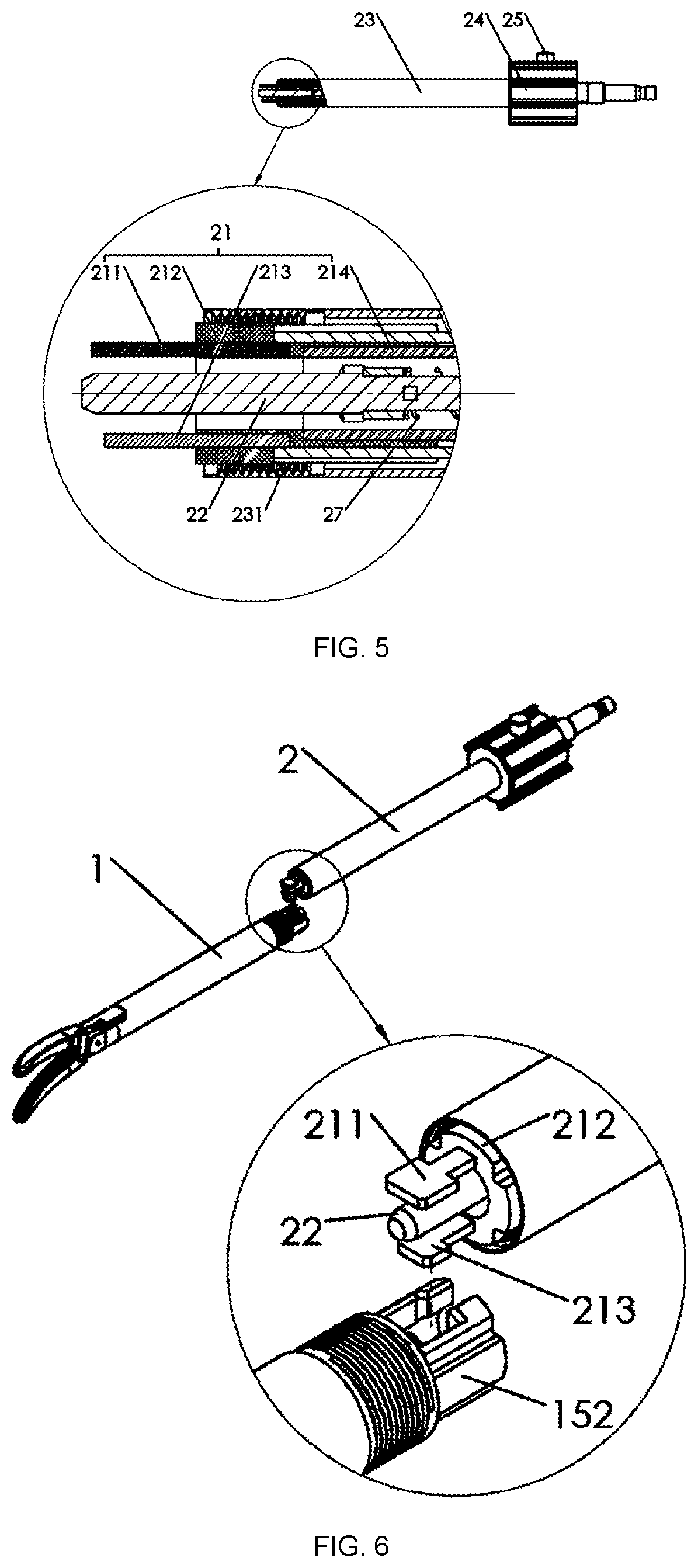 Detachable surgical instrument