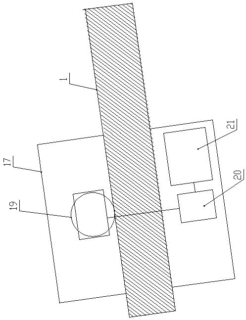 Underground intelligent drilling distance measurement and dustproof fixed-point sampling device and working method thereof