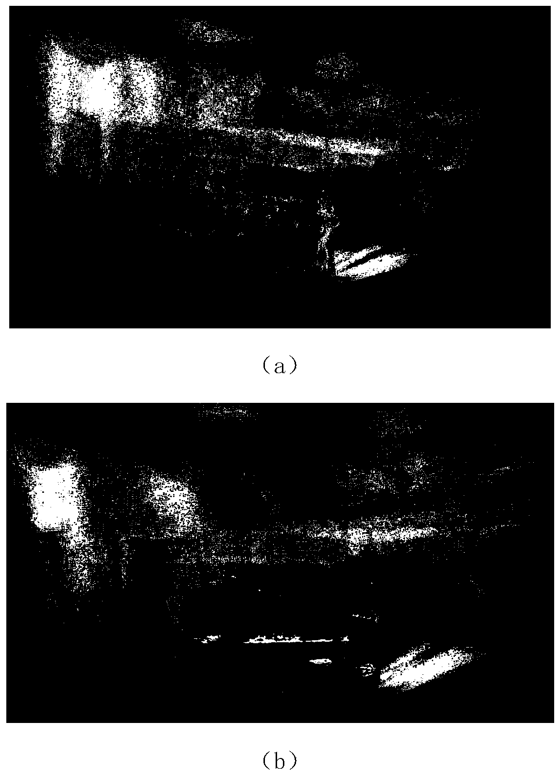 Three-dimensional reconstruction method based on indoor moving target background restoration