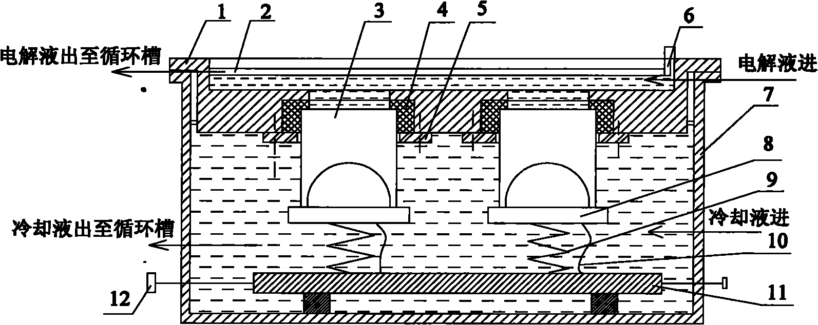 Hard anodizing method of top surface of piston