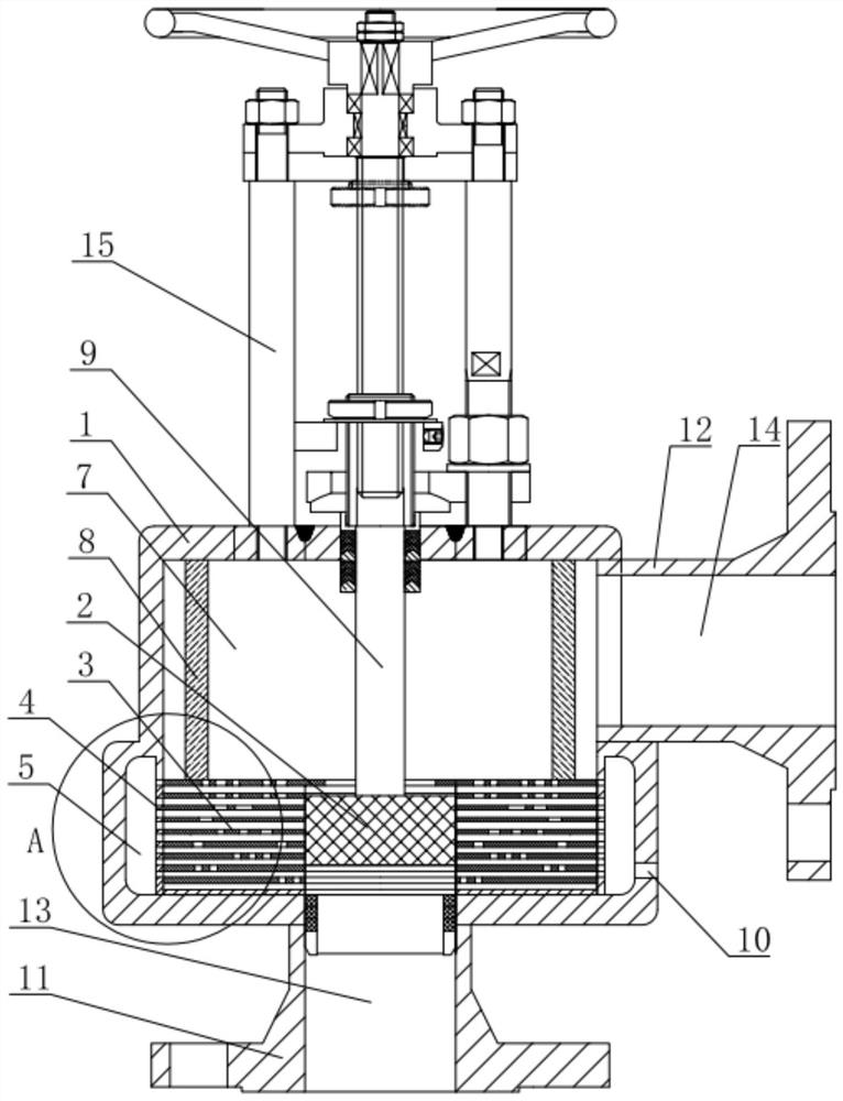 Self-cleaning multi-stage pressure-reducing regulating valve